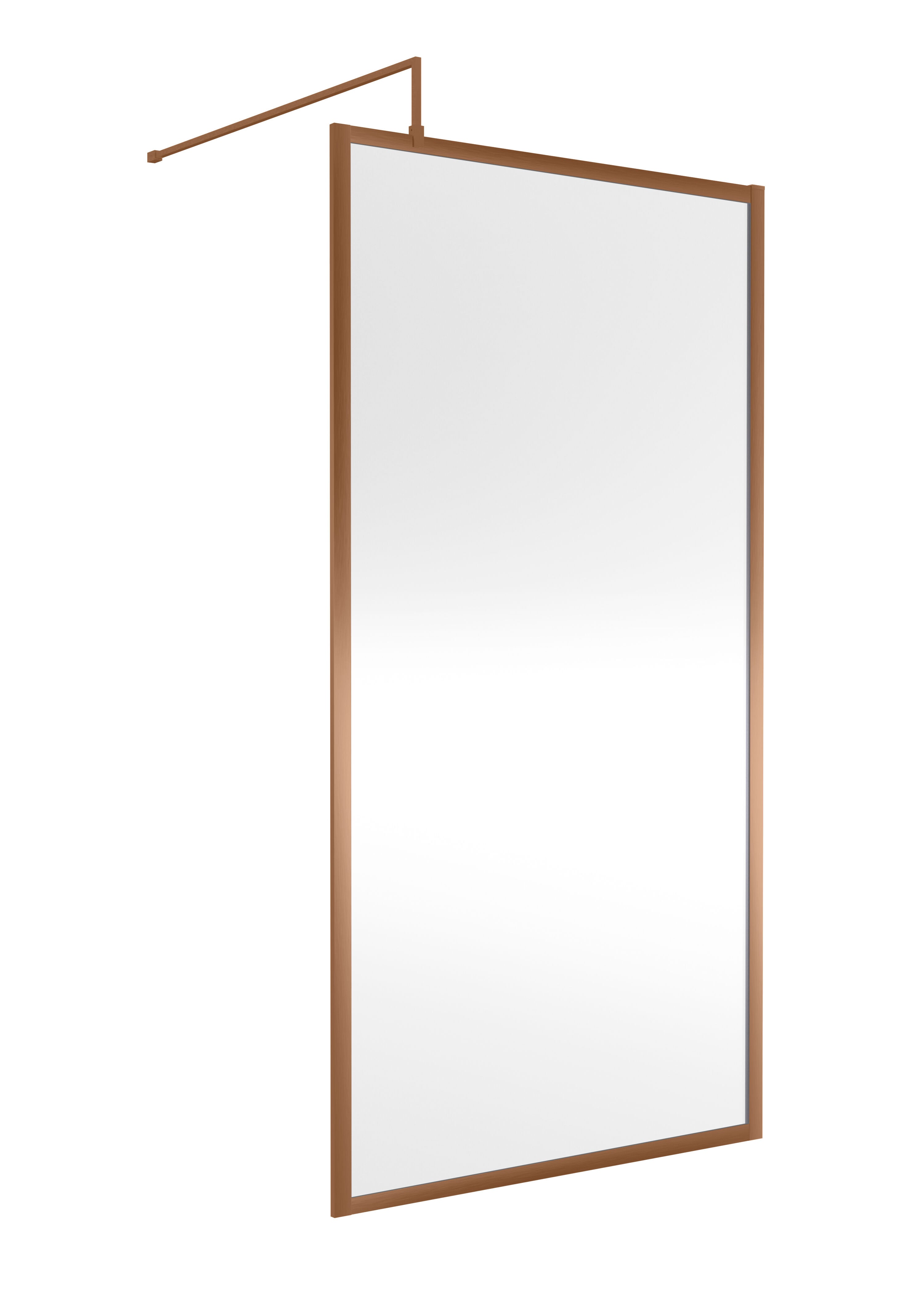 nuie 1000mm Brushed Bronze Wetroom Panel