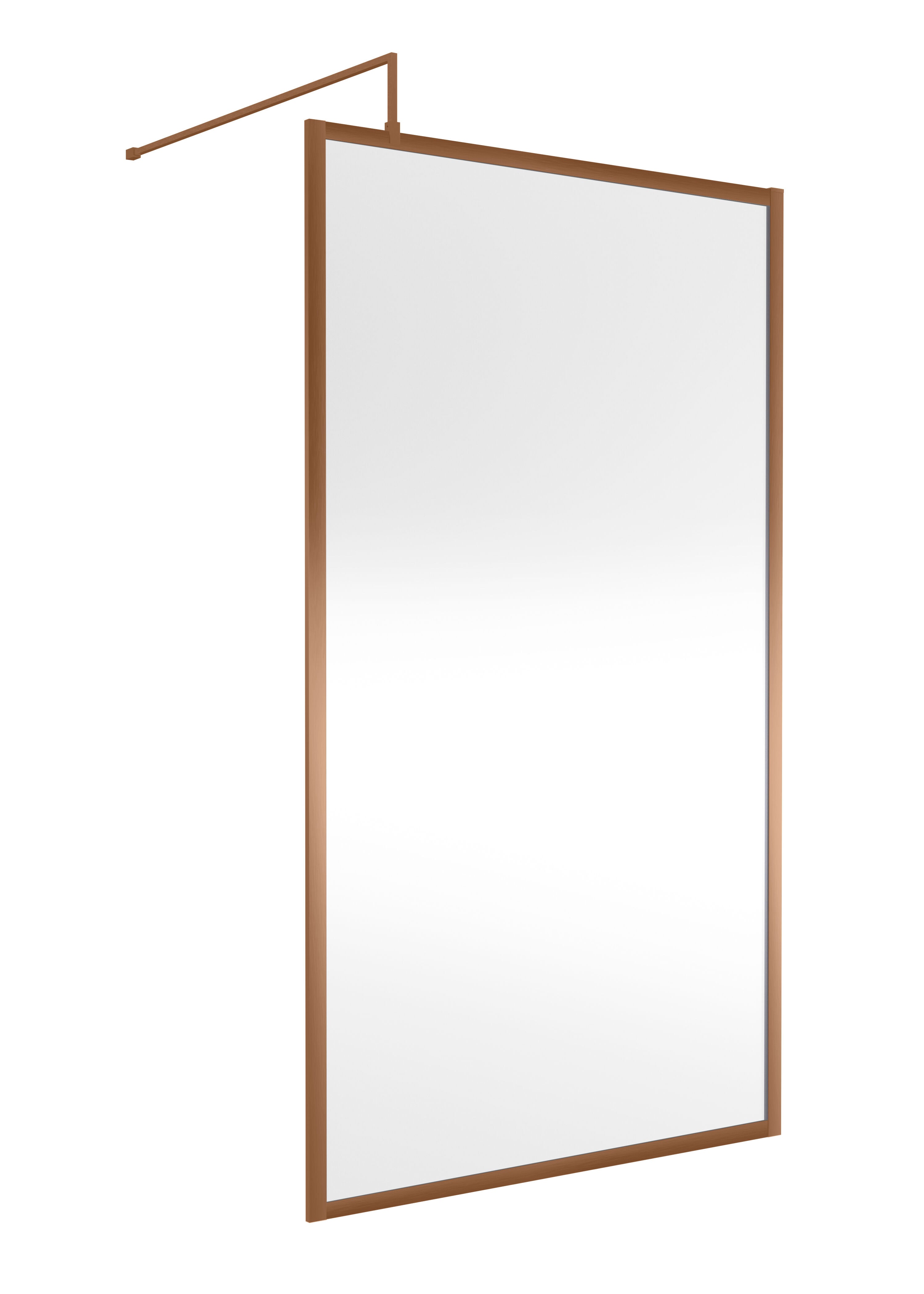 nuie 1100mm Brushed Bronze Wetroom Panel