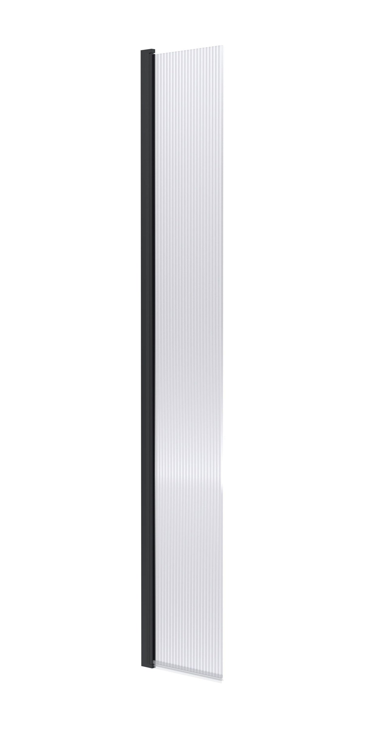 Nuie 300mm Fluted Hinged Wetroom Screen
