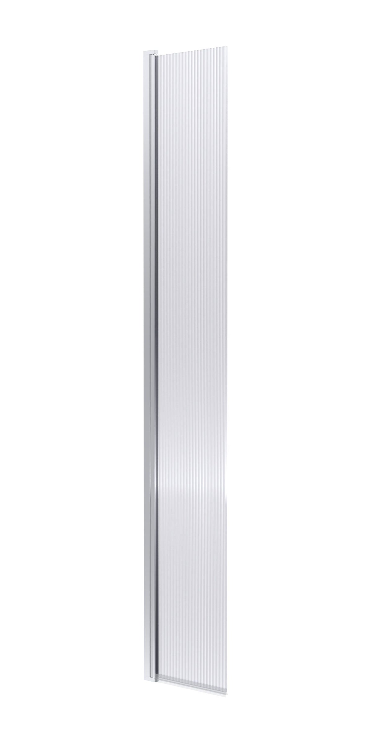 Nuie 300mm Fluted Hinged Wetroom Screen