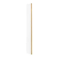 Brushed Brass 1400mm x 700mm Walk-In Shower with Screen & Shower Tray