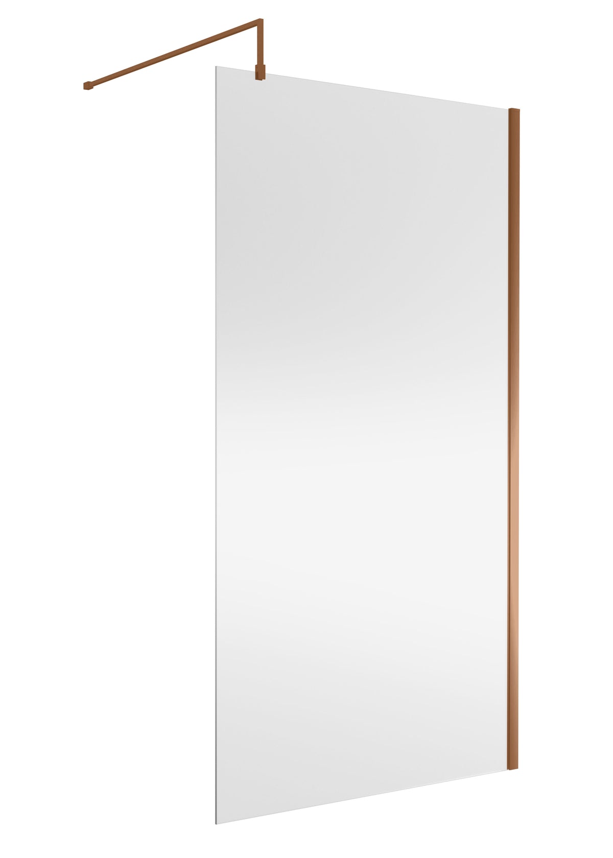 Nuie 1100mm Wetroom Screen With Support Bar