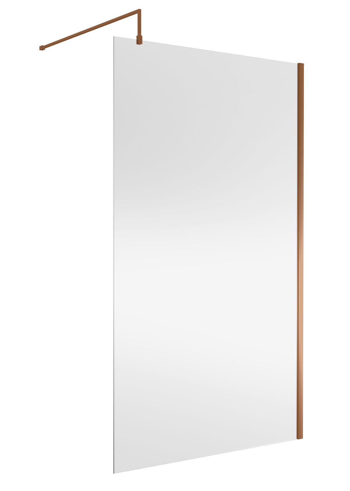 Nuie 1200mm Wetroom Screen With Support Bar