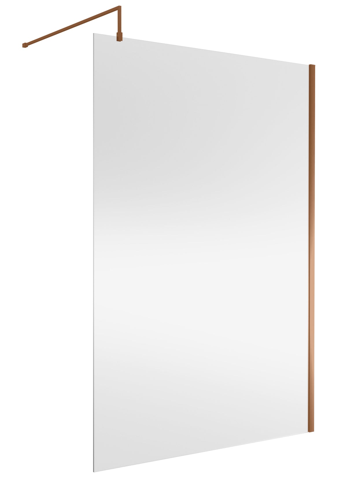 Nuie 1400mm Wetroom Screen With Support Bar
