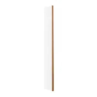 Brushed Bronze 1600mm Walk-In Shower Enclosure with Stone Shower Tray