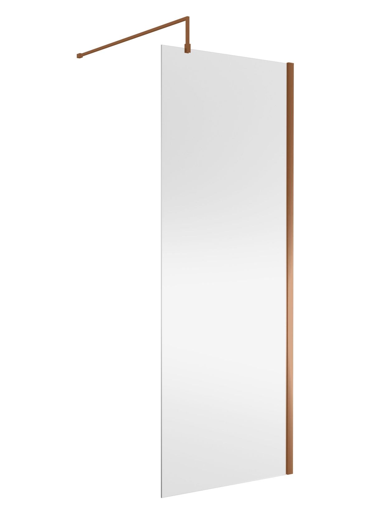 Nuie 800mm Wetroom Screen With Support Bar