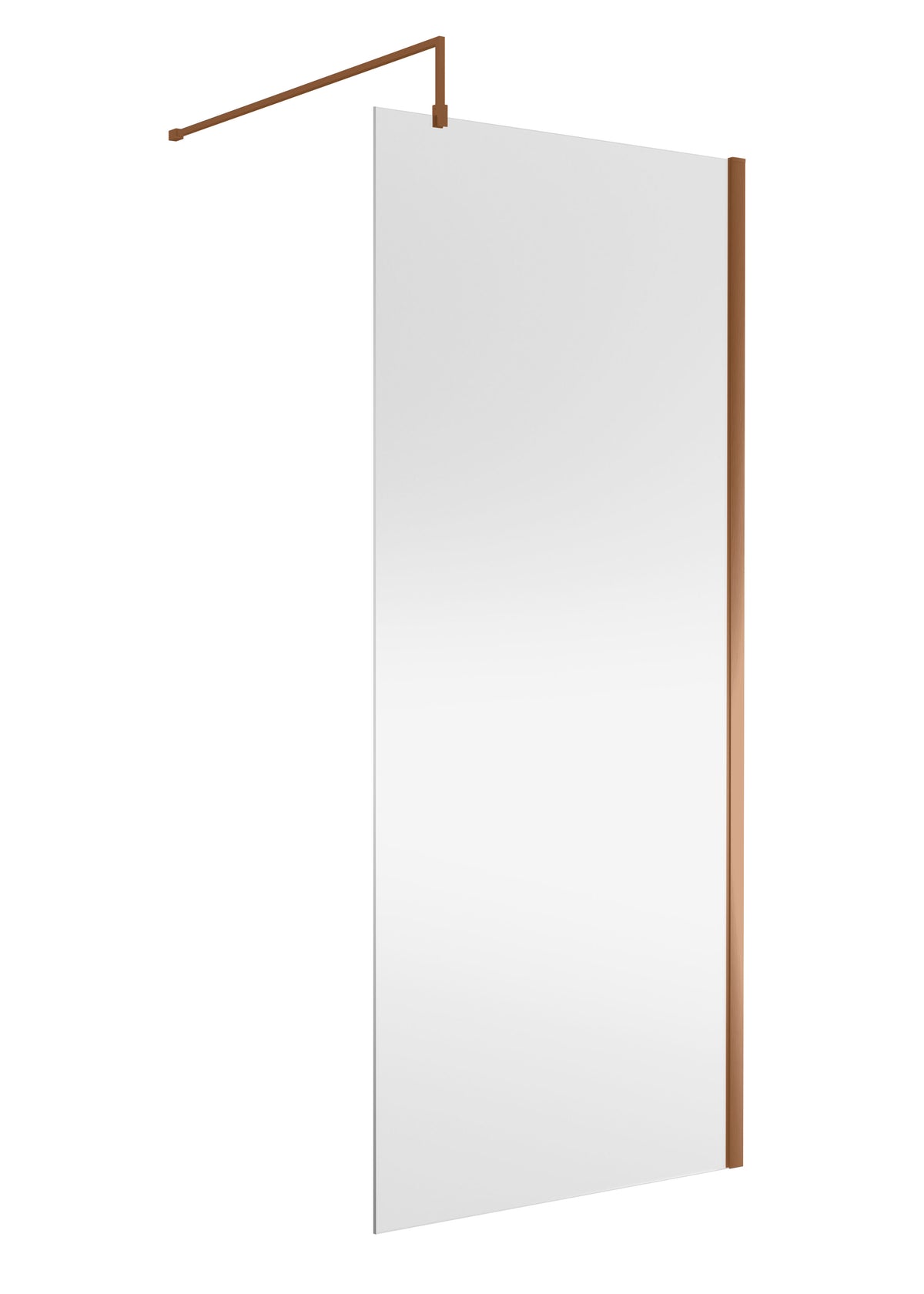 Nuie 900mm Wetroom Screen With Support Bar