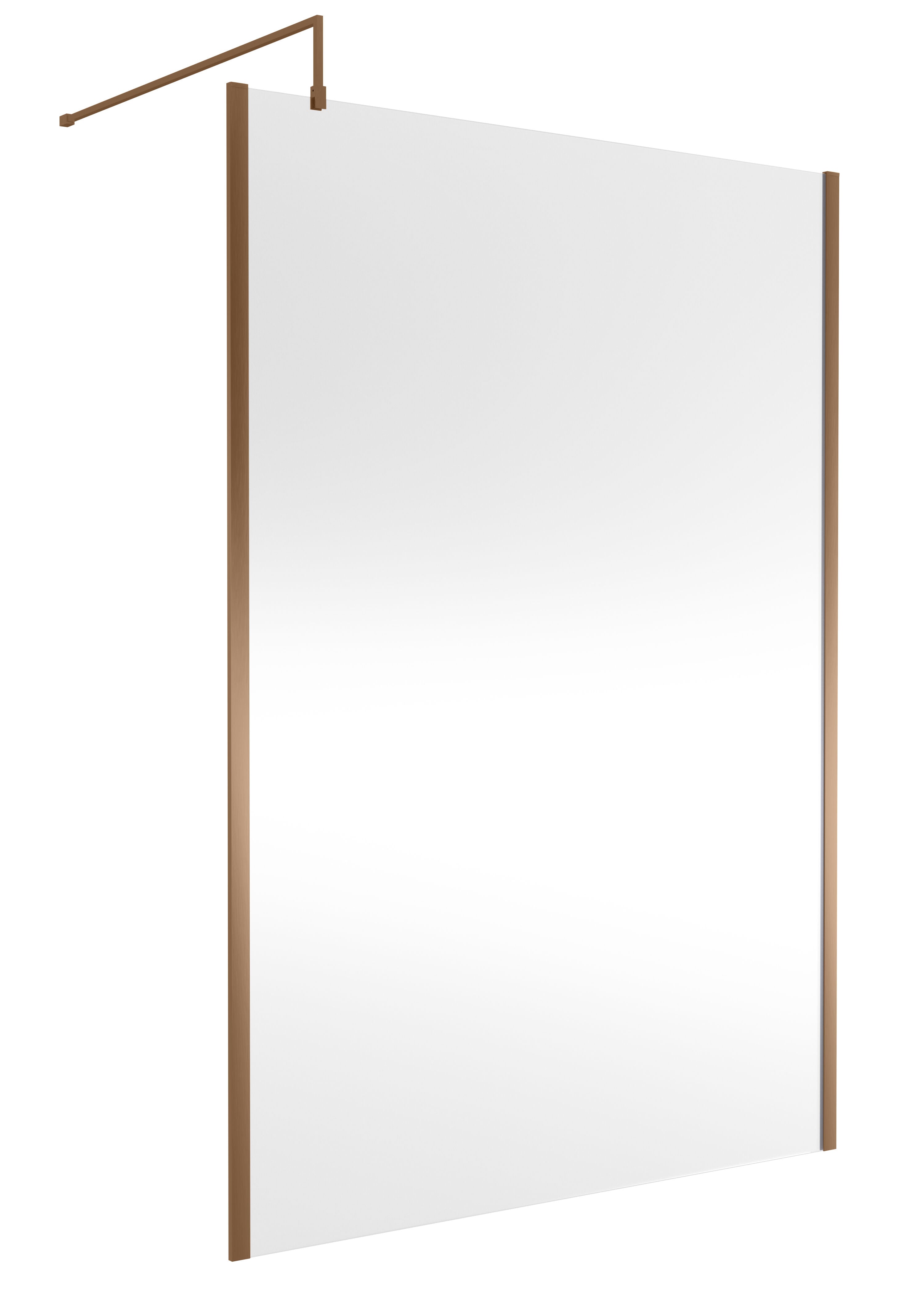 nuie 1400mm Brushed Bronze Wetroom Panel