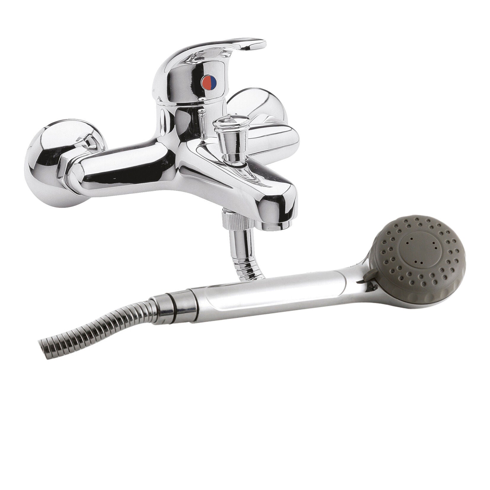 nuie Chrome Wall Mounted Couplings (Pair)