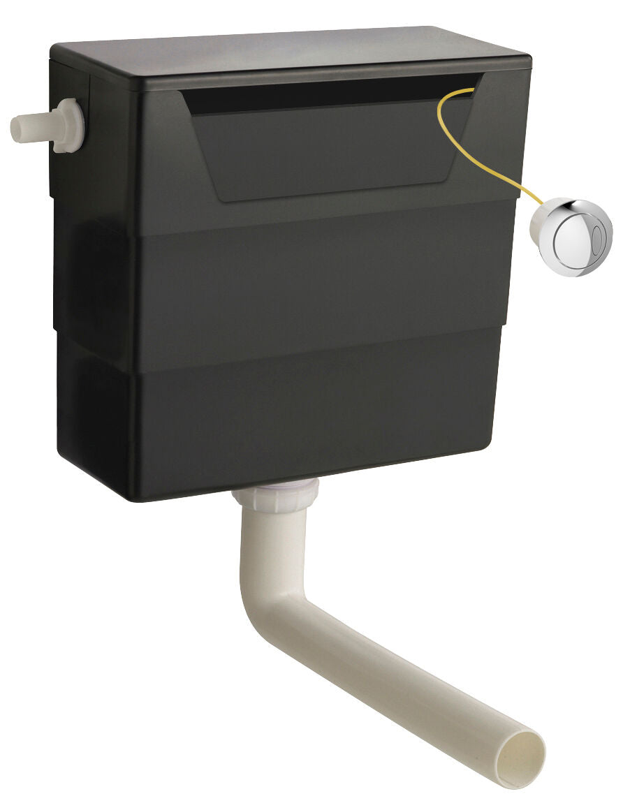 Old London Dual Flush Concealed Cistern with Flush Button