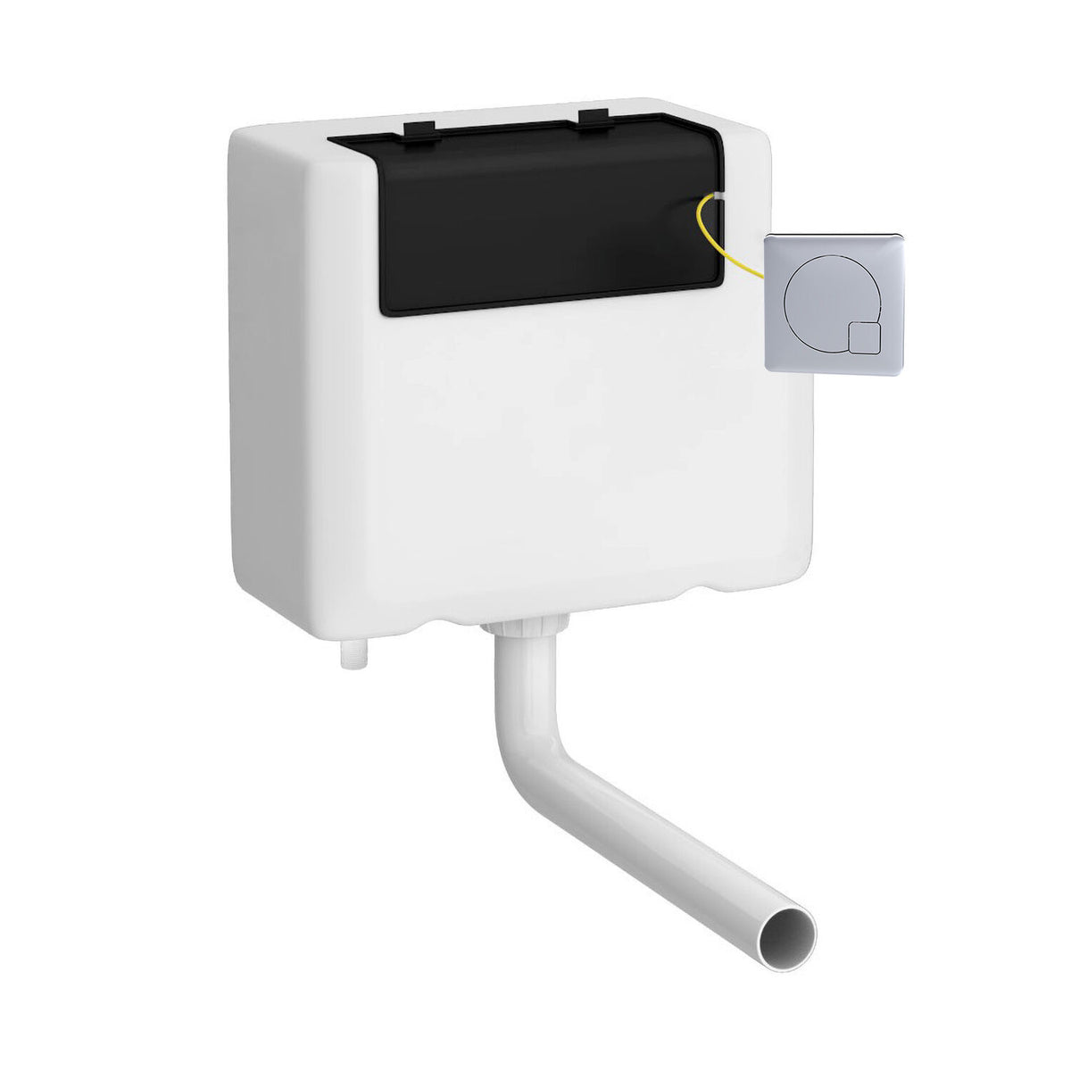 Old London Universal Access Bottom Inlet Cistern With Square Dual Flush Plate