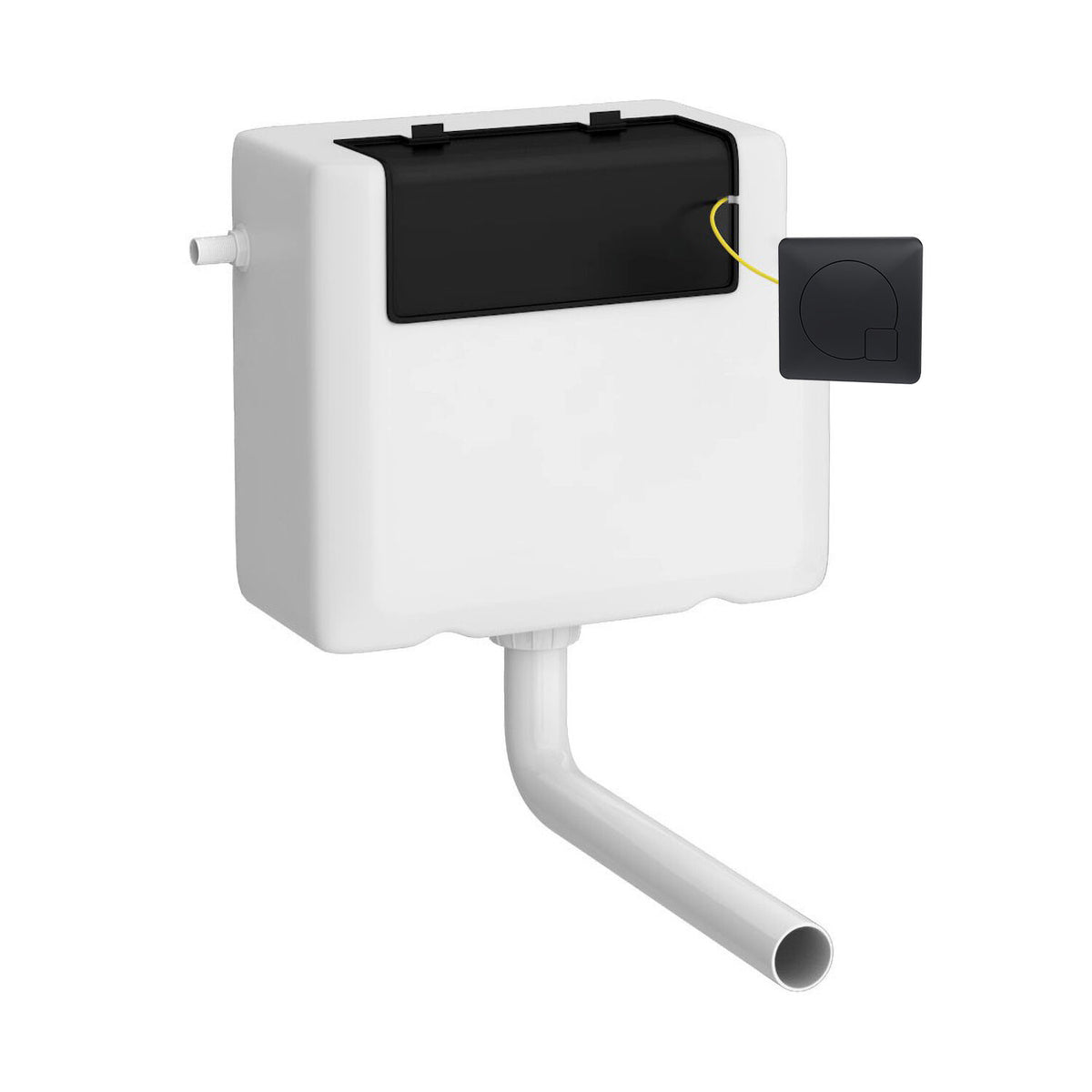 Hudson Reed Universal Access Side Inlet Cistern With Square Dual Flush Plate