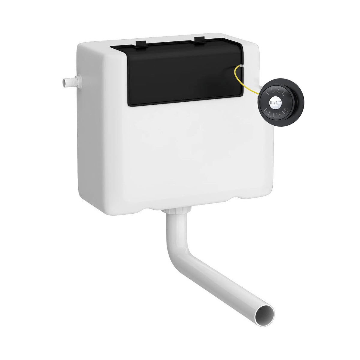 Old London Universal Access Side Inlet Cistern With Square Traditional Dual Flush Plate