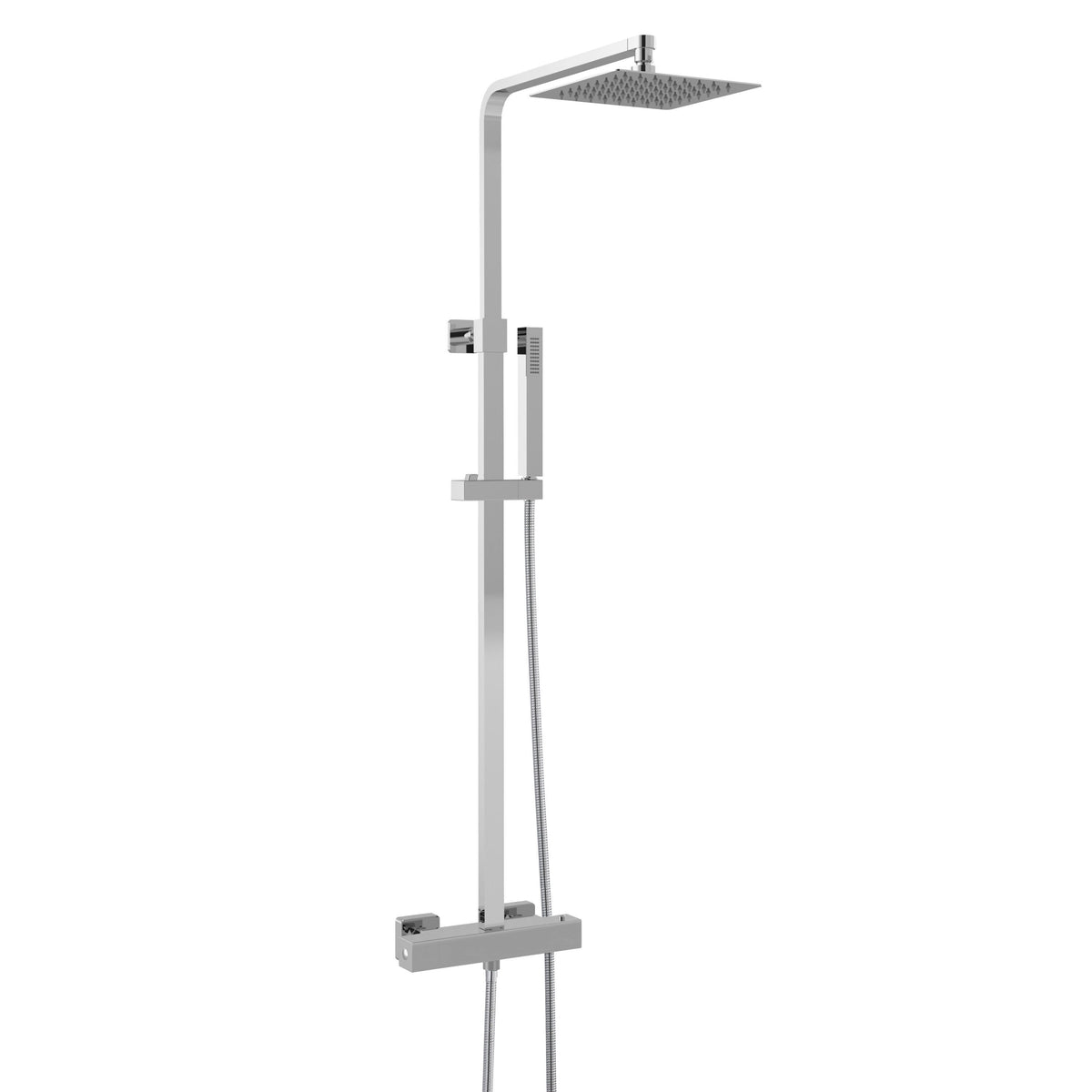 Hudson Reed Dual Thermostatic Bar Shower Valve and Square Head Kit