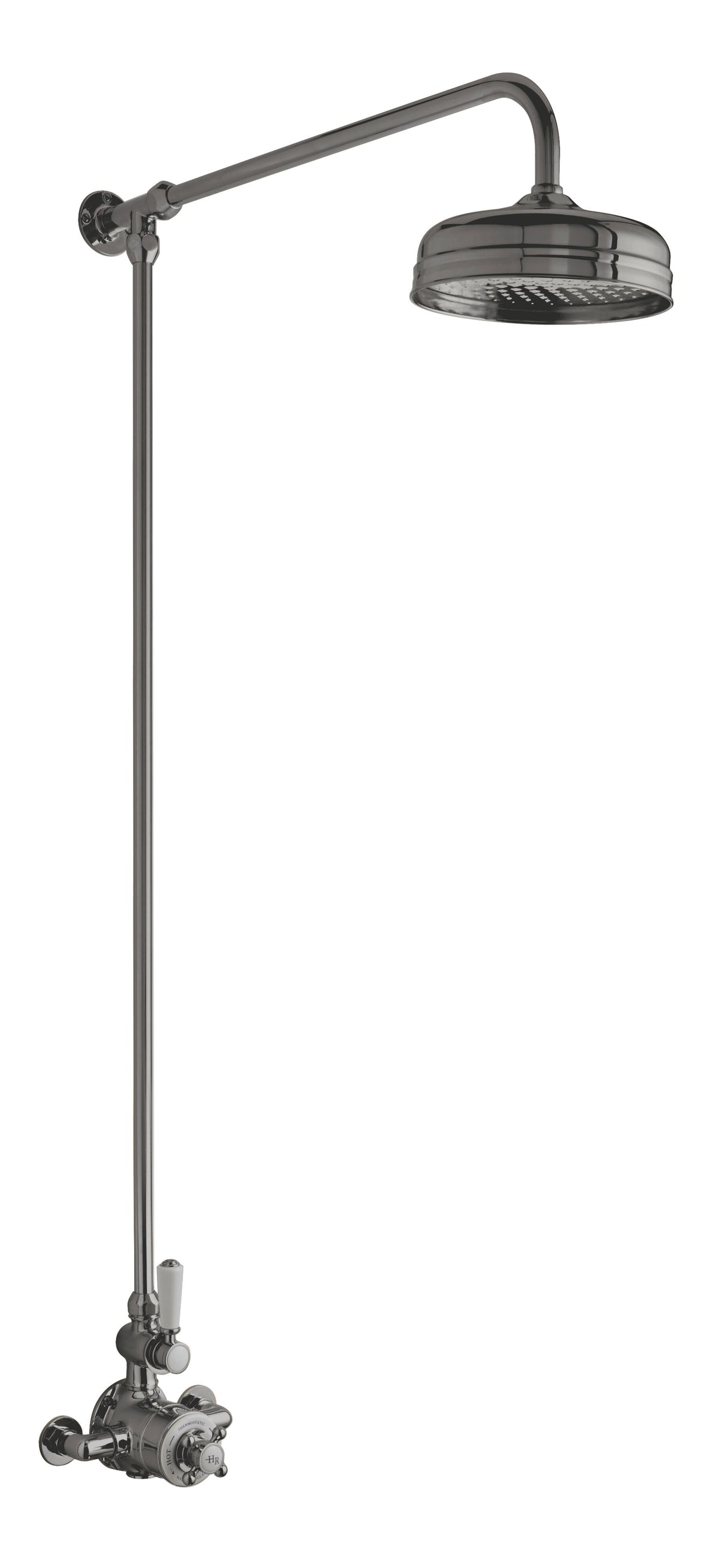 Old London Traditional Thermostatic Shower Kit With Fixed Head