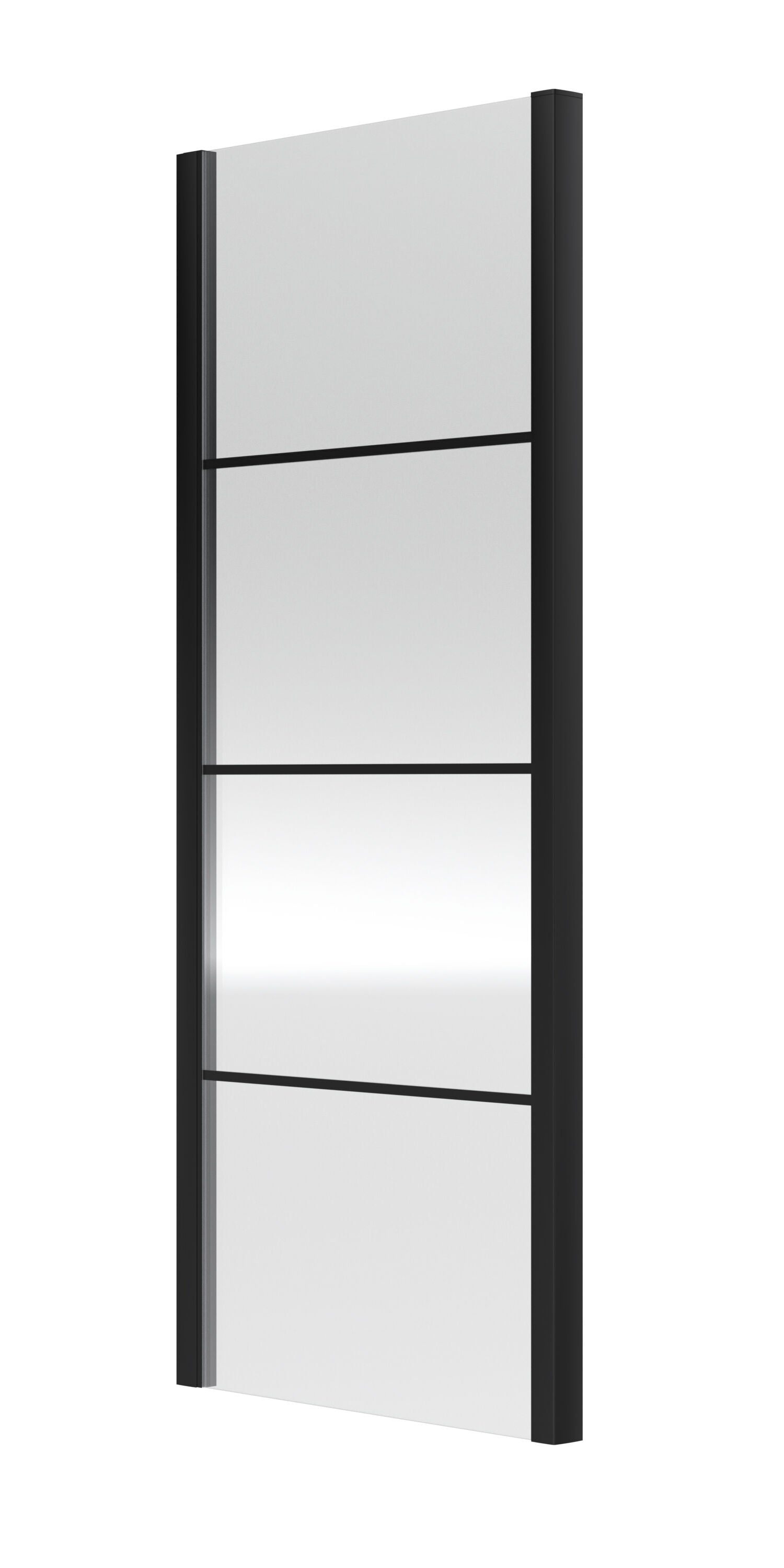 Hudson Reed Apex 800mm Matt Black Side Panel