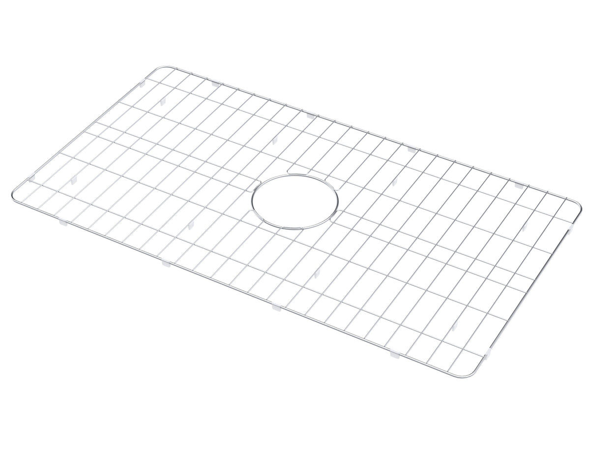 Nuie Stainless Steel Single Bowl Kitchen Sink Wire Grid