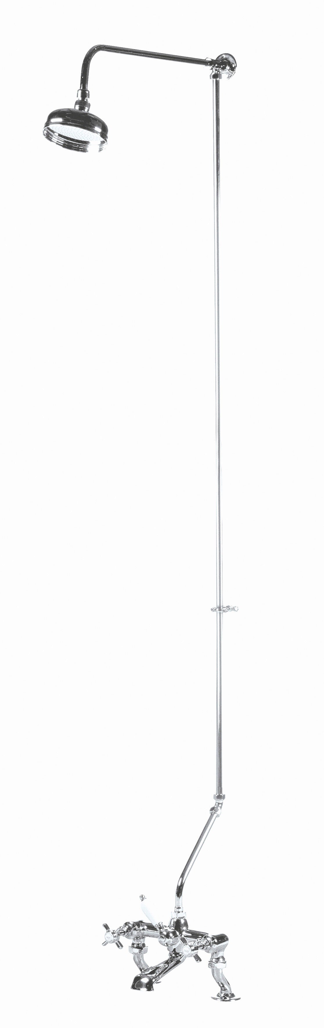 Nuie Rigid Riser Kit Shower Kit