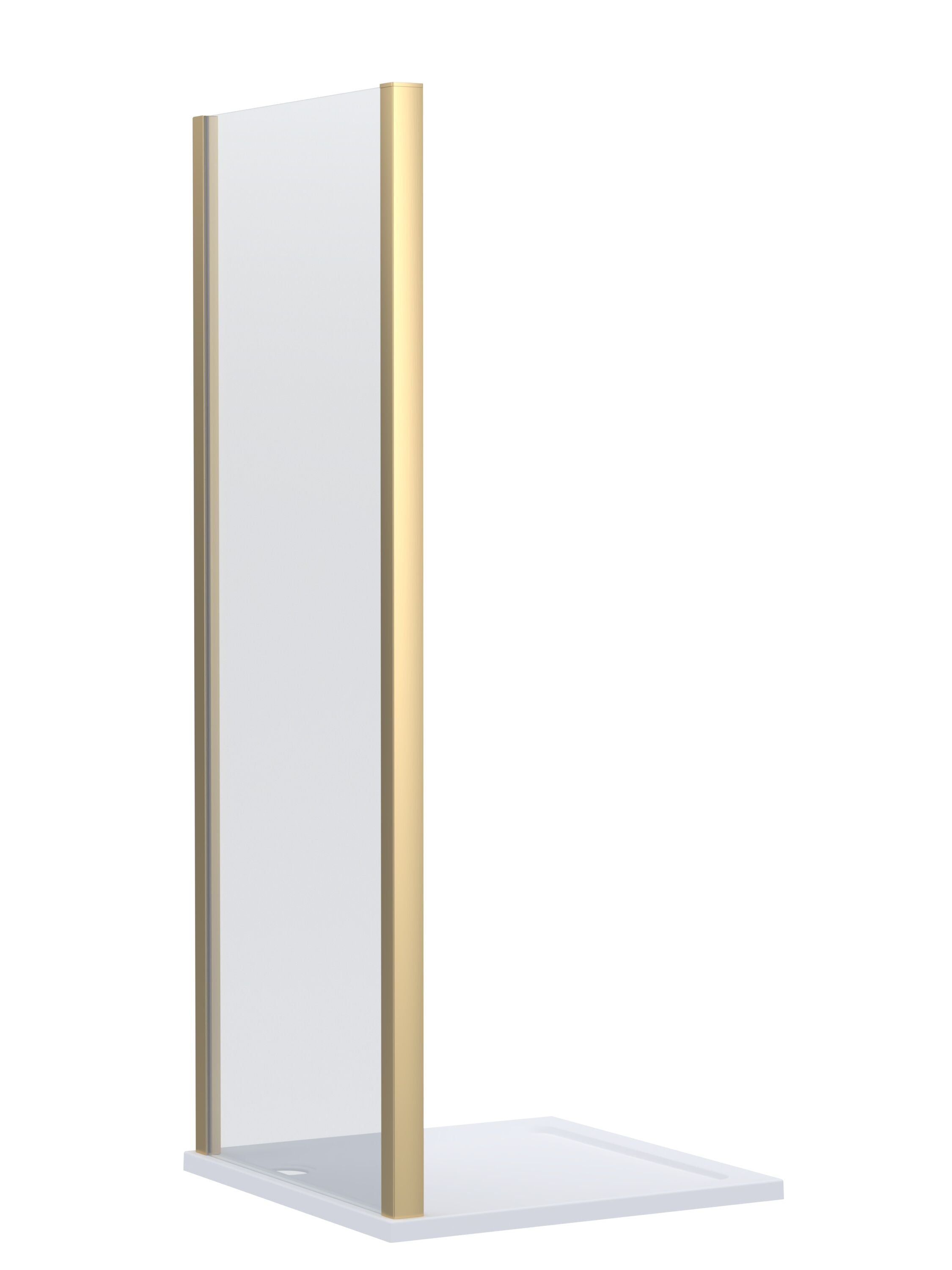 nuie Lucie 1000mm Brushed Brass Side Panel