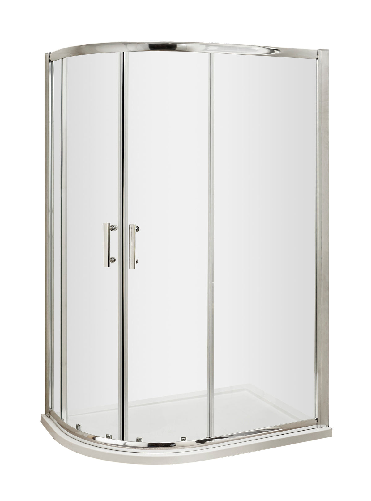 Nuie Hudson Reed Pacific 900mm Offset Quadrant Shower Enclosure - Square T Shape Handle