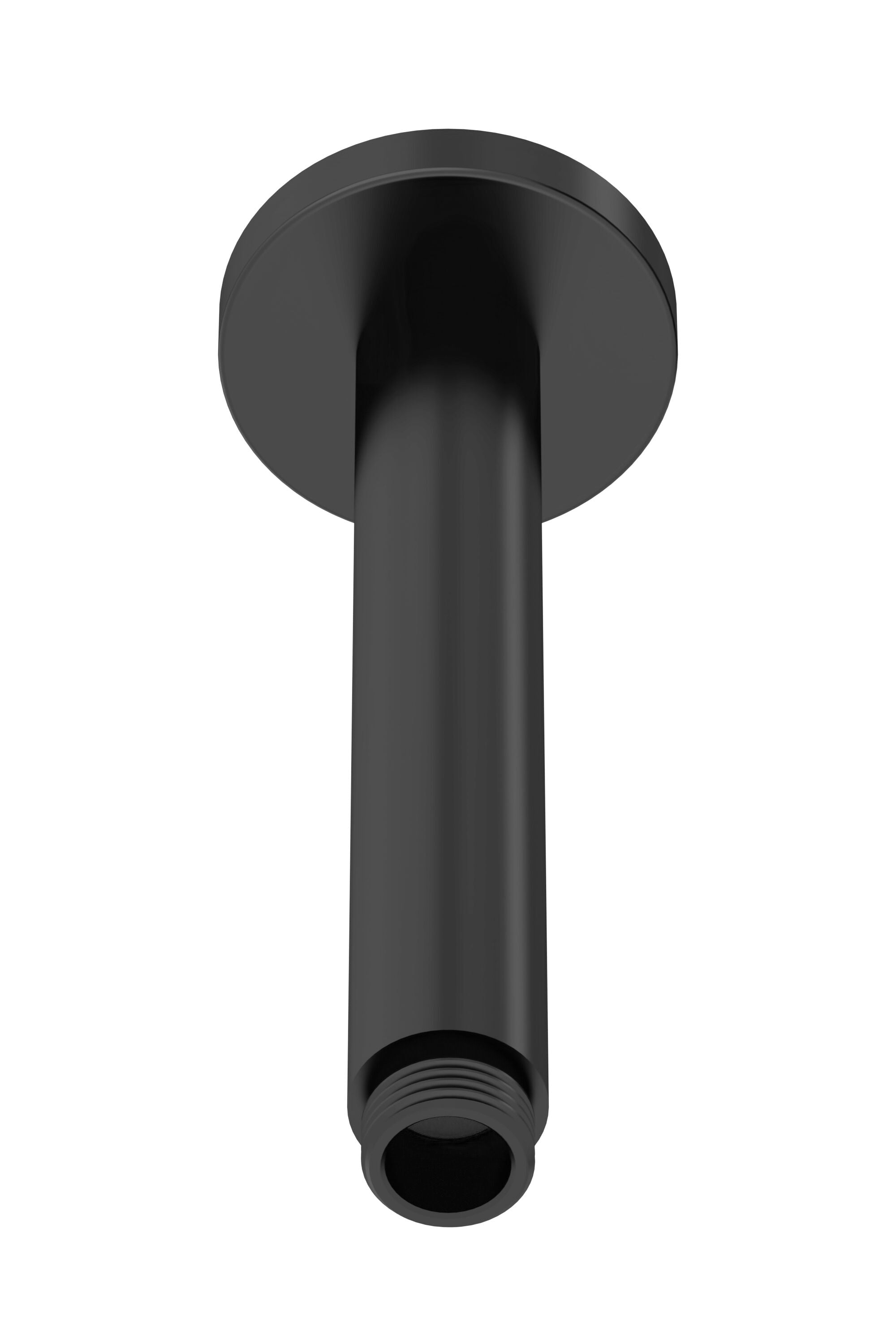Matt Black Wall-Mounted Shower Arm