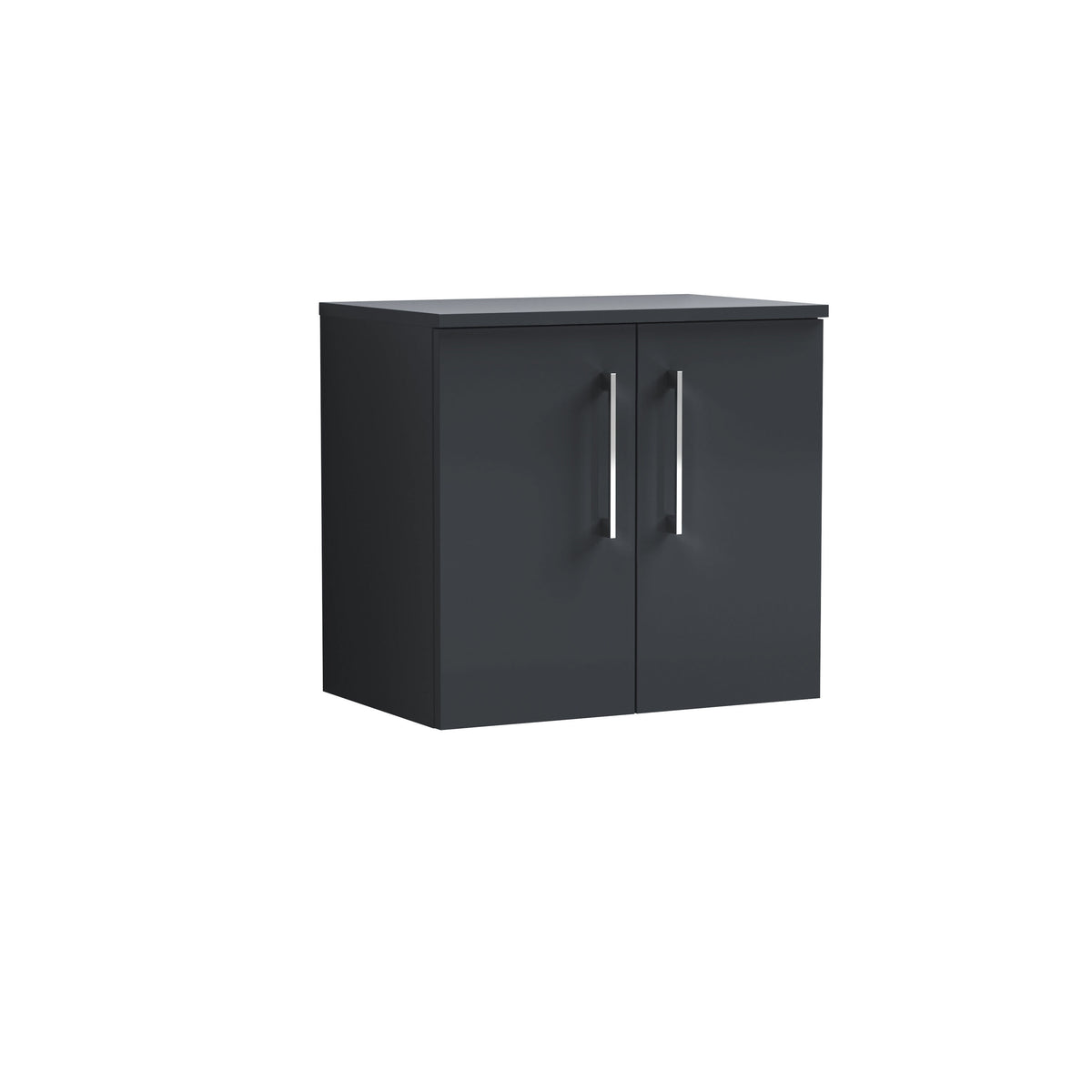 Nuie Arno 600mm 2 Door Wall Hung Vanity Unit With Co-ordinating Worktop