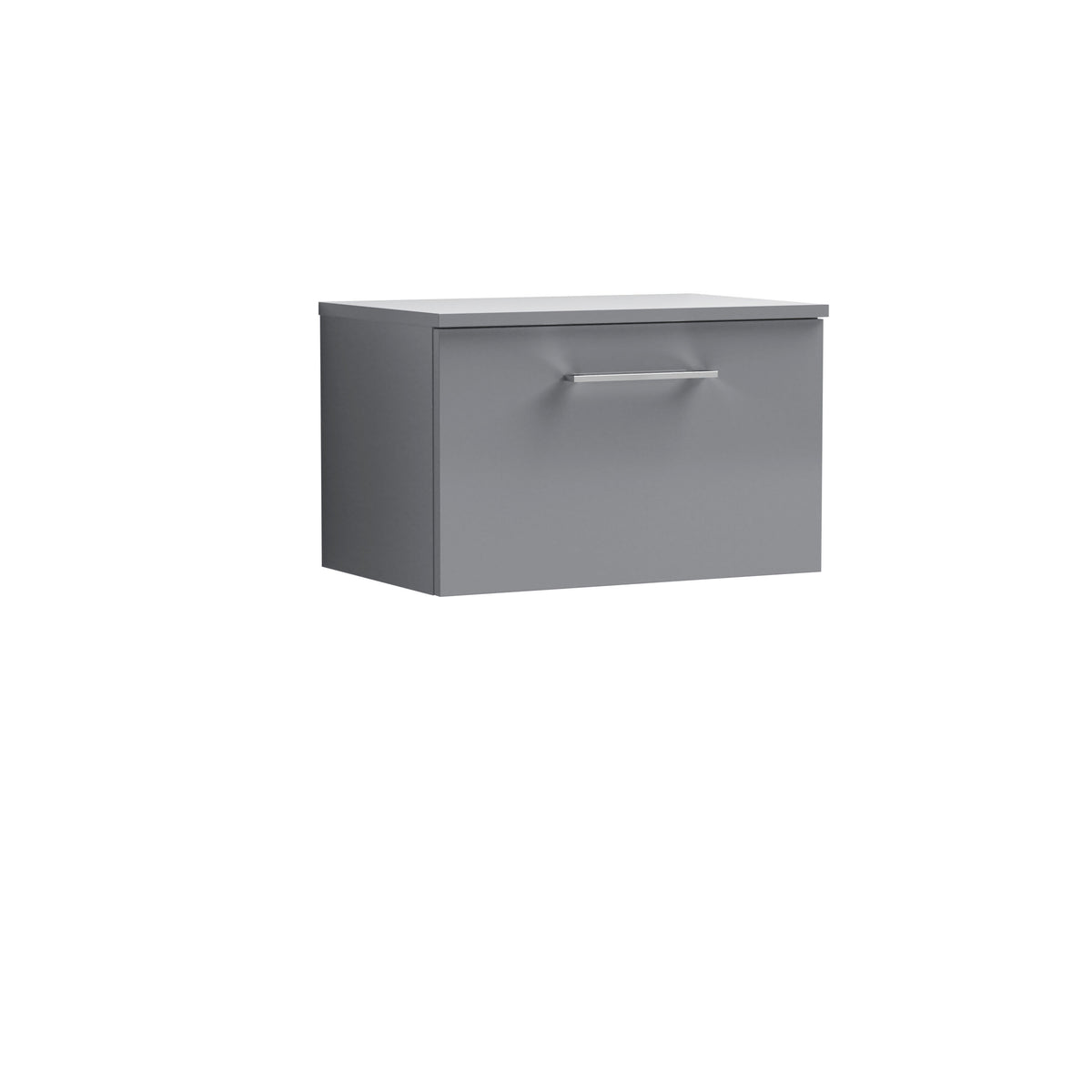 Nuie Arno 600mm 1 Drawer Wall Hung Vanity Unit With Co-ordinating Worktop