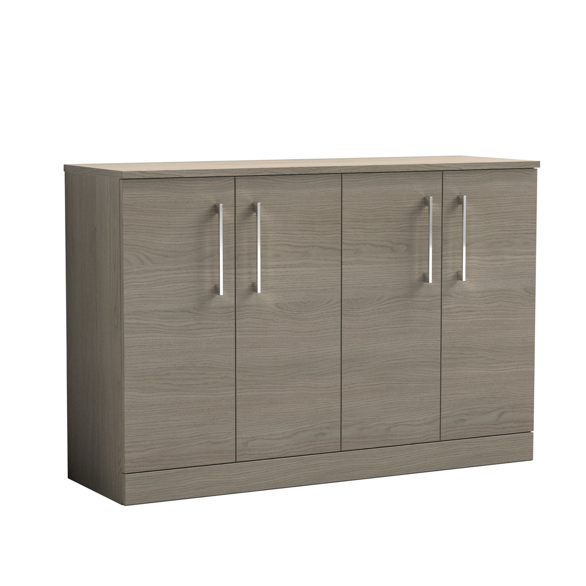 Nuie Arno 1200mm 2 Door Floor Standing Vanity Unit With Co-ordinating Worktop