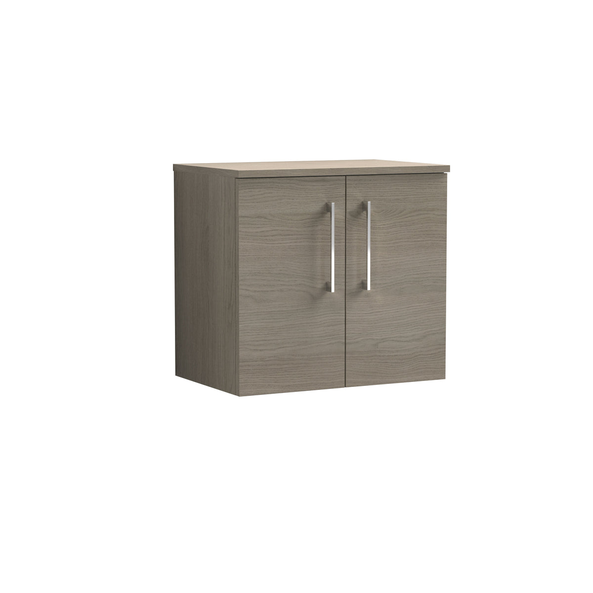 Nuie Arno 600mm 2 Door Wall Hung Vanity Unit With Co-ordinating Worktop