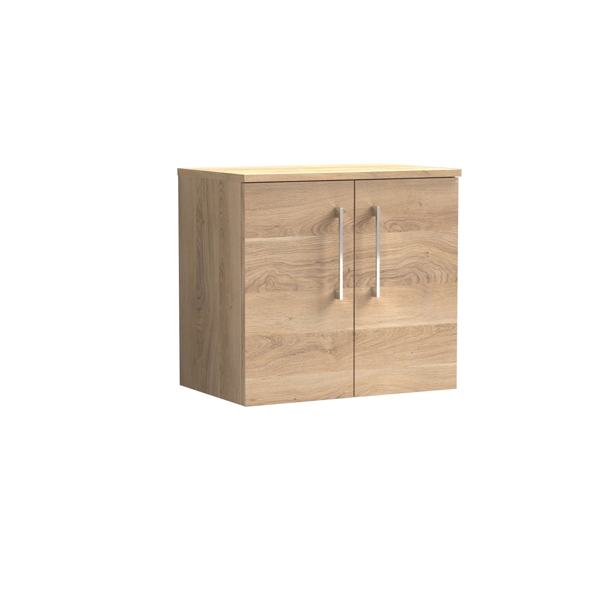 Nuie Arno 600mm 2 Door Wall Hung Vanity Unit With Co-ordinating Worktop