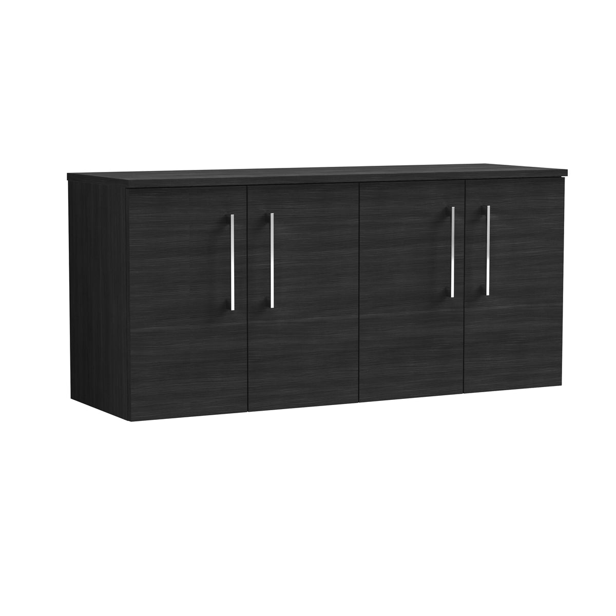 Nuie Arno 1200mm 2 Door Wall Hung Vanity Unit With Co-ordinating Worktop