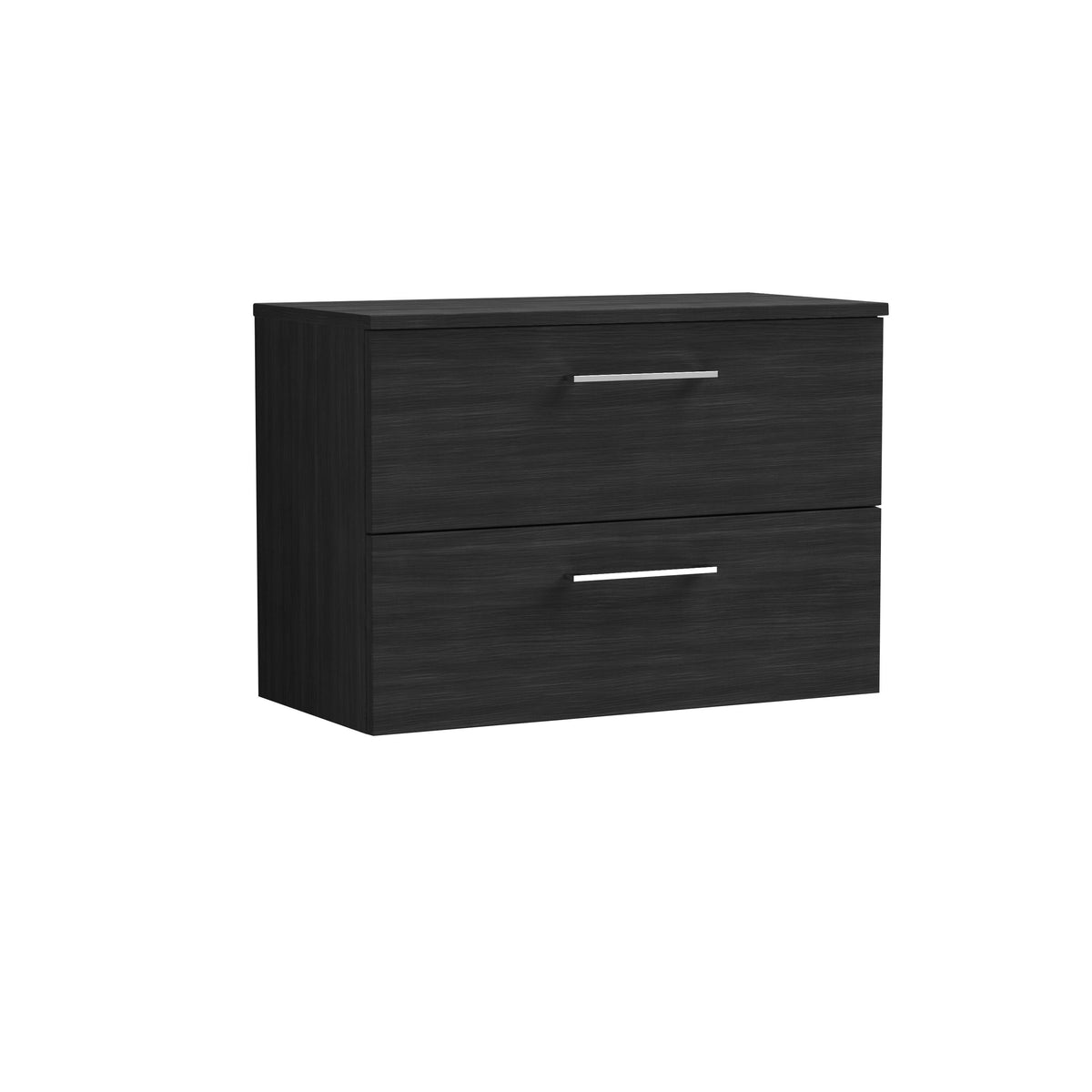 Nuie Arno 805mm 2 Drawer Wall Hung Vanity Unit With Co-ordinating Worktop