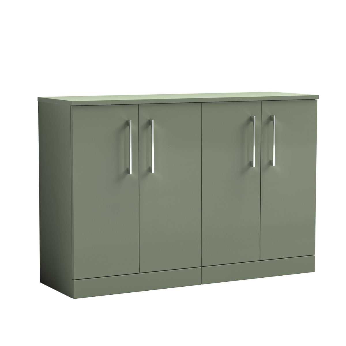 Nuie Arno 1200mm 2 Door Floor Standing Vanity Unit With Co-ordinating Worktop