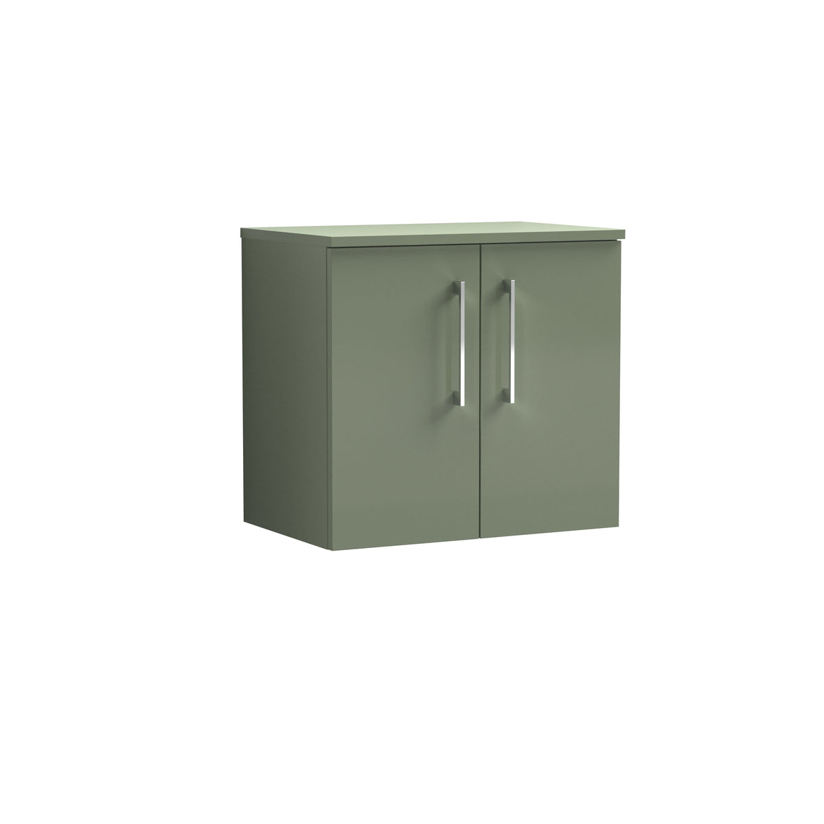 Nuie Arno 600mm 2 Door Wall Hung Vanity Unit With Co-ordinating Worktop