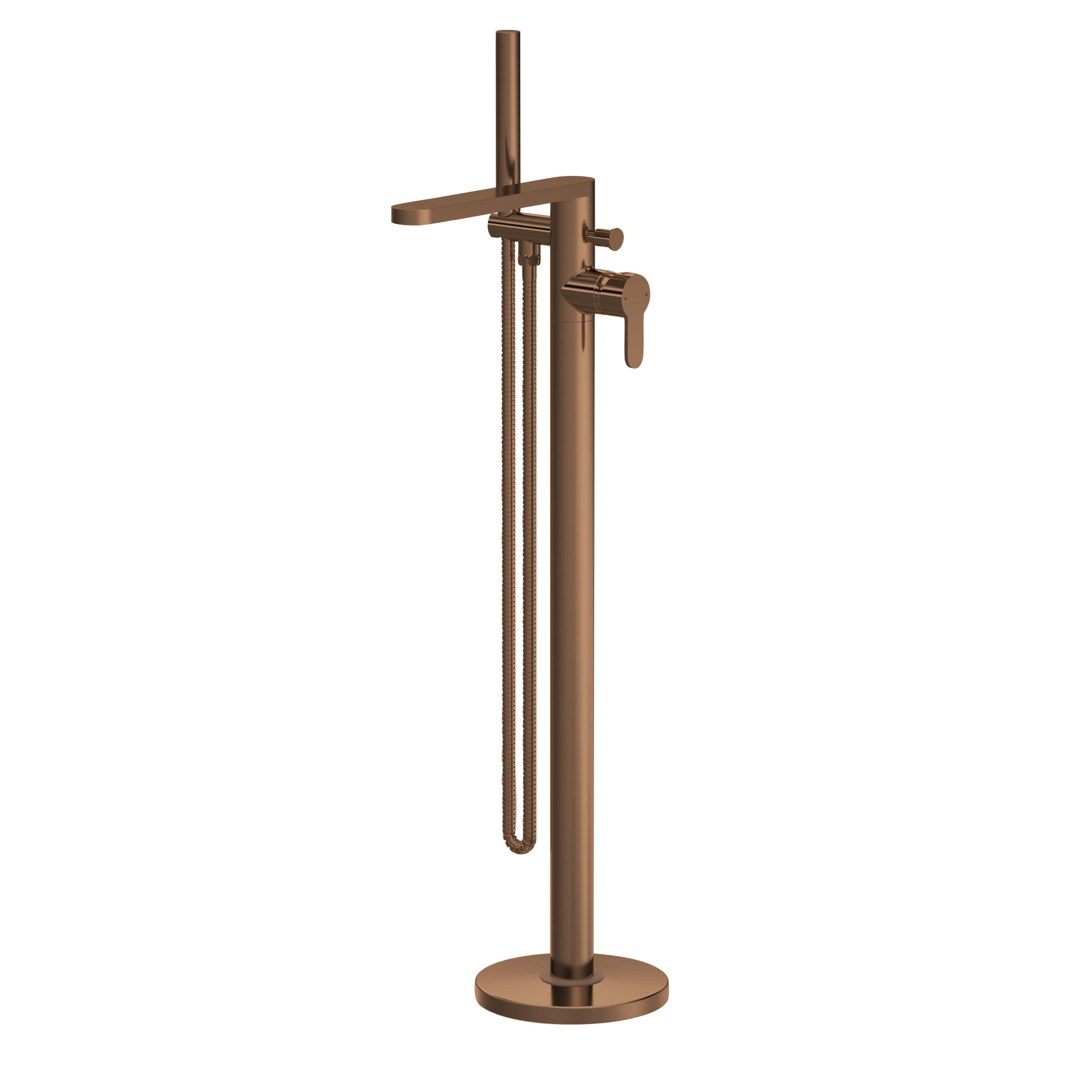 nuie Arvan Brushed Bronze Bath Shower Mixer With Kit