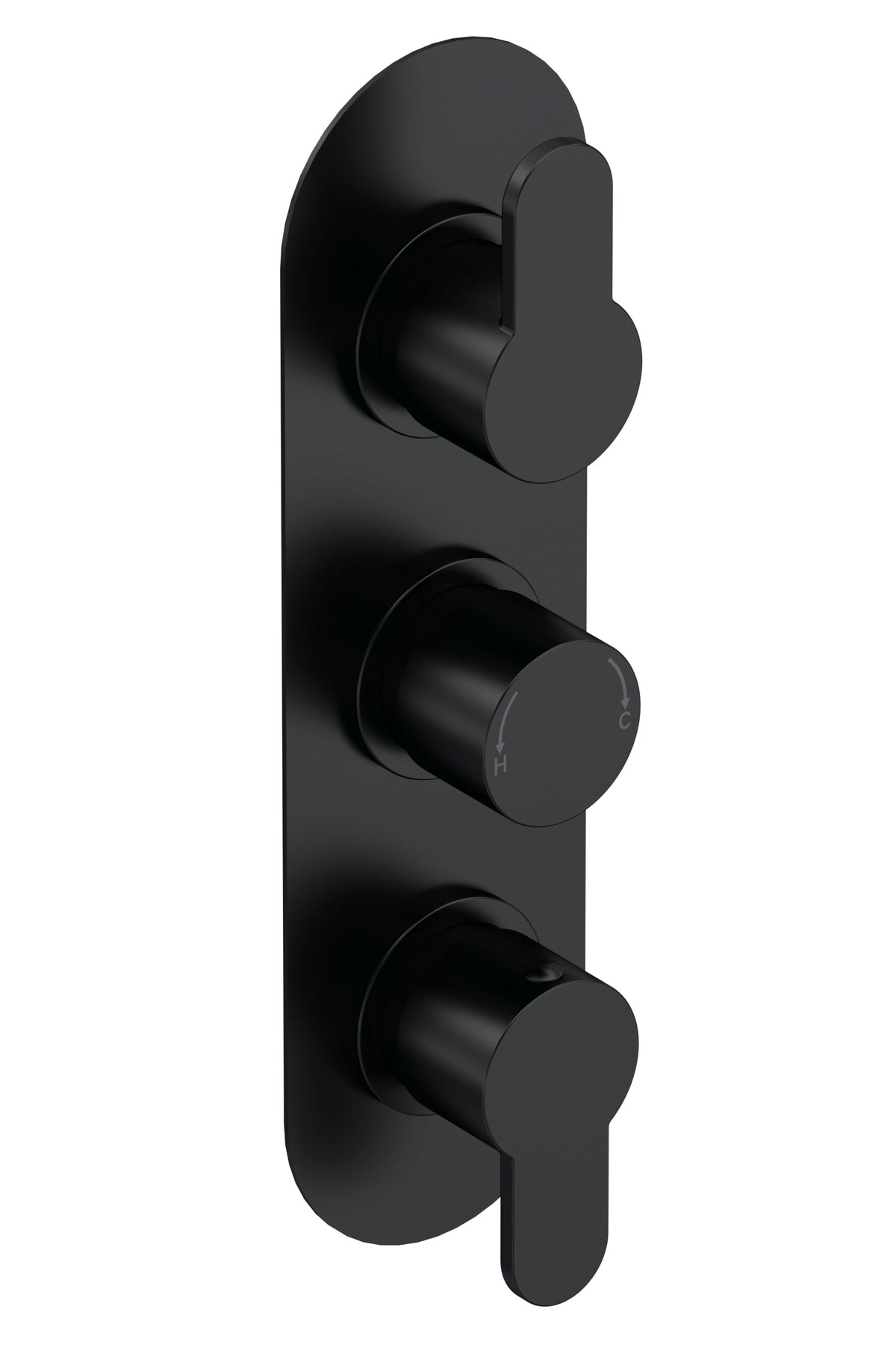Nuie Arvan Triple Thermostatic Shower Valve With Diverter