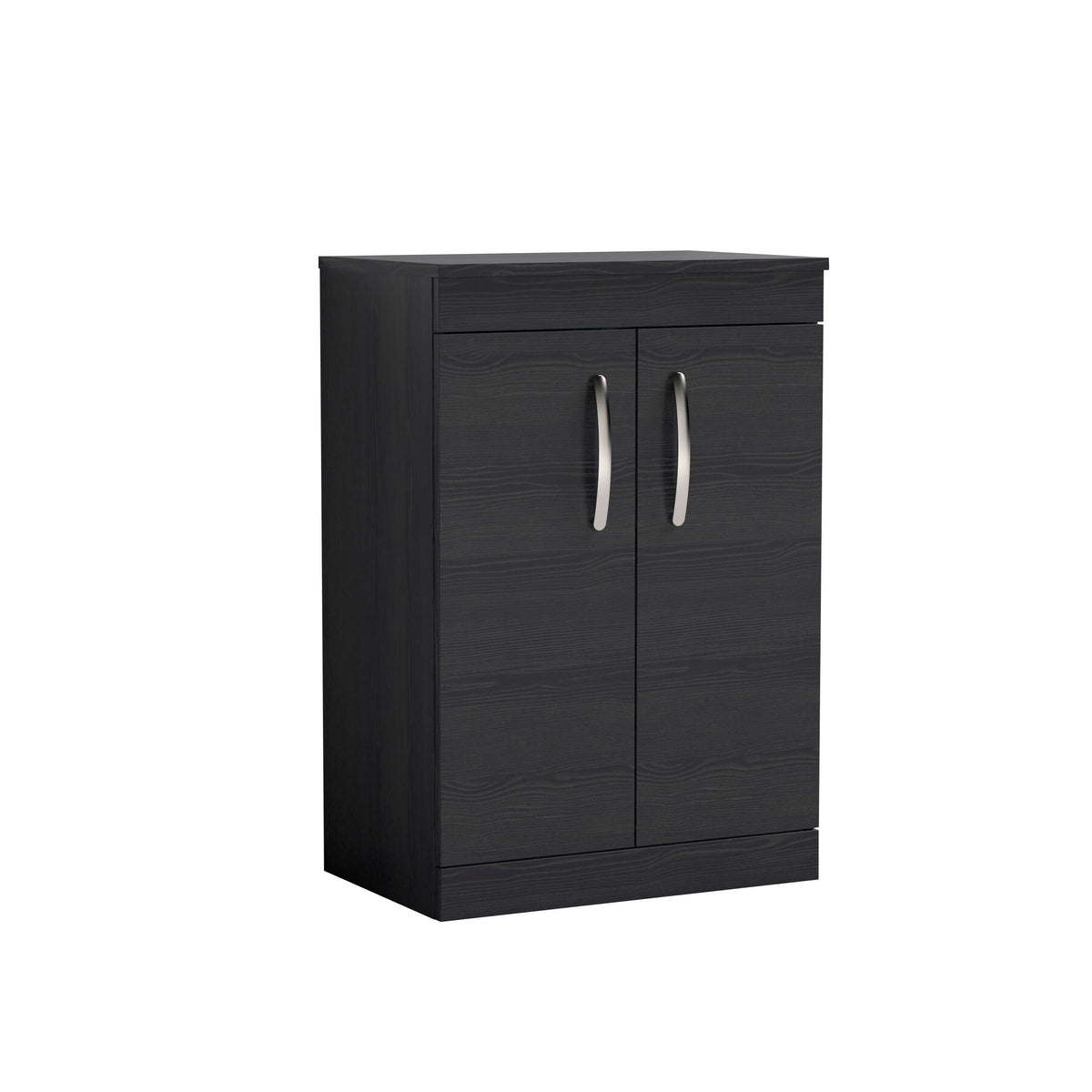 Nuie Athena 600mm 2 Door Floor Standing Vanity Unit With Co-ordinating Worktop