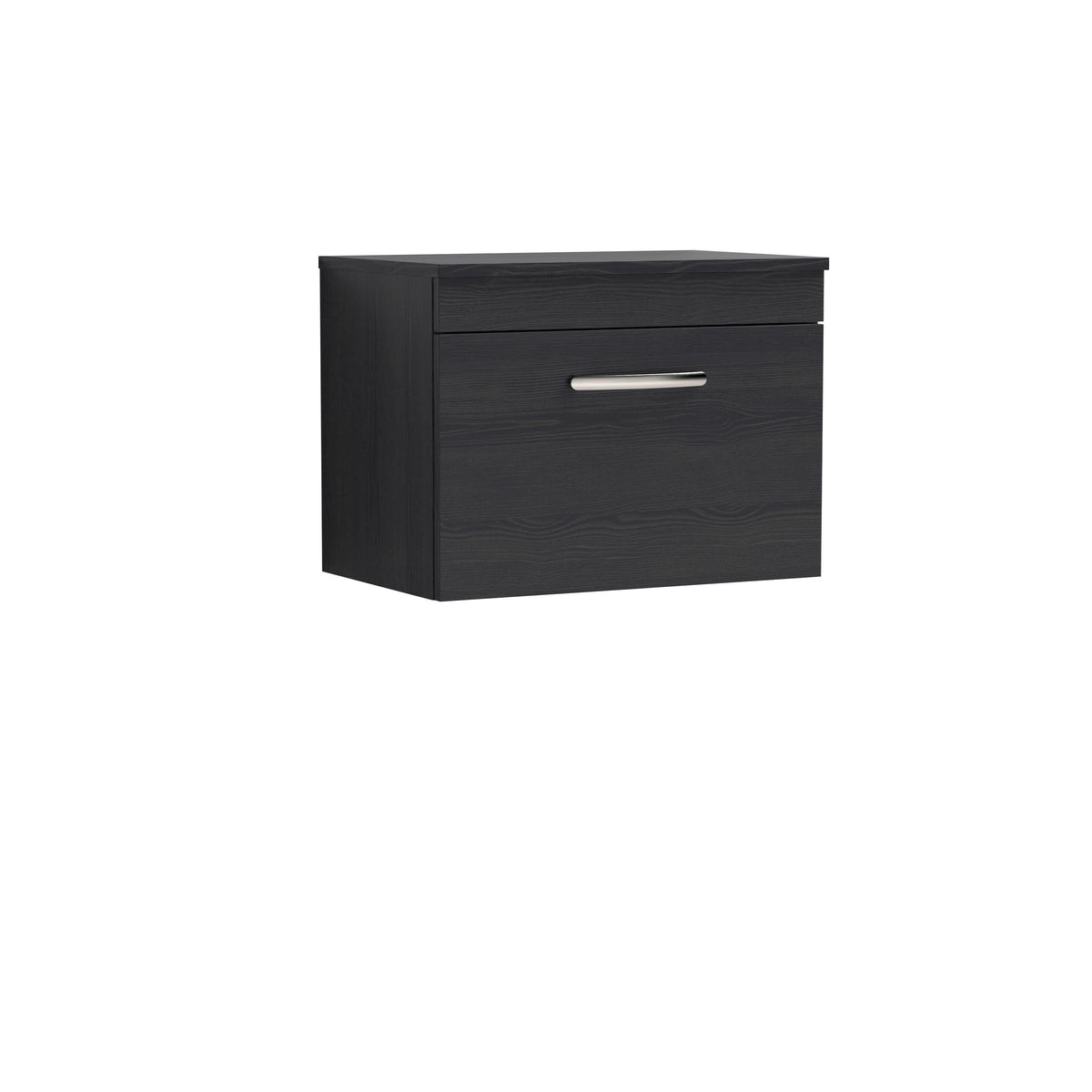 Nuie Athena 600mm 1 Drawer Wall Hung Vanity Unit With Co-ordinating Worktop