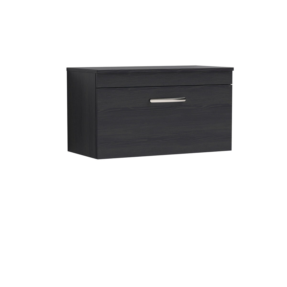 Nuie Athena 800mm 1 Drawer Wall Hung Vanity Unit With Co-ordinating Worktop