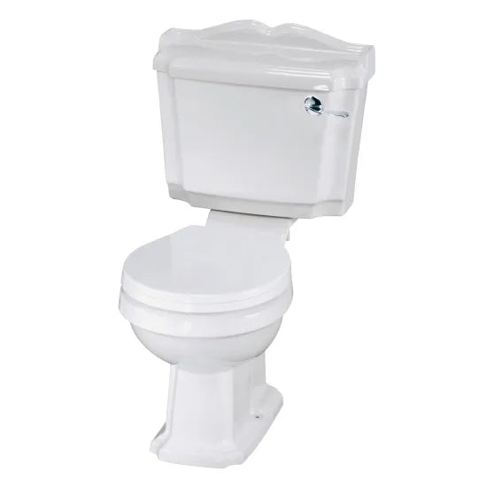 Baron Traditional Close Coupled Toilet With Seat