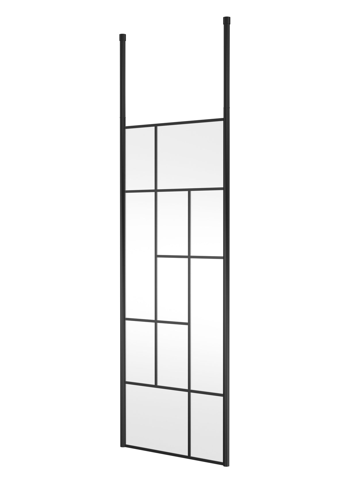 Hudson Reed 800mm Abstract Frame Wetroom Screen With Ceiling Posts