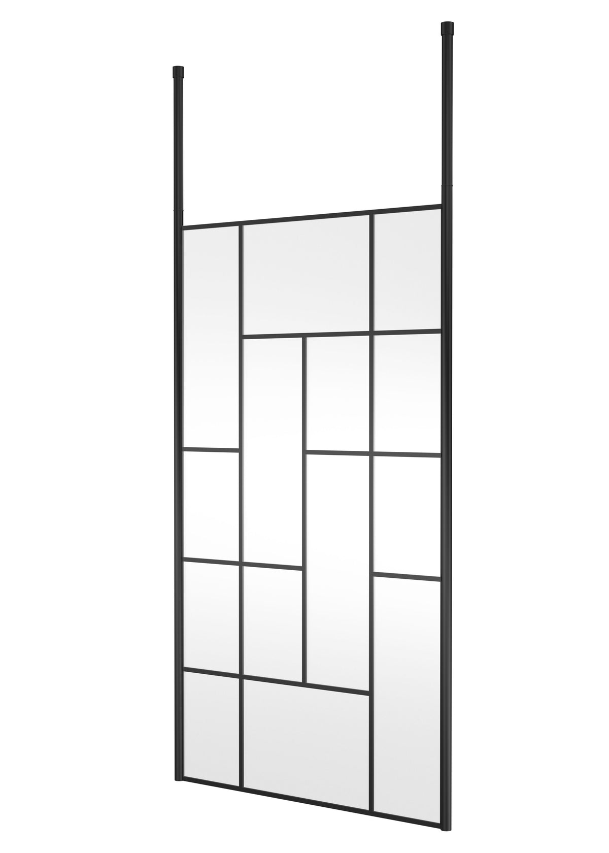 Hudson Reed 1150mm Abstract Frame Wetroom Screen With Ceiling Posts