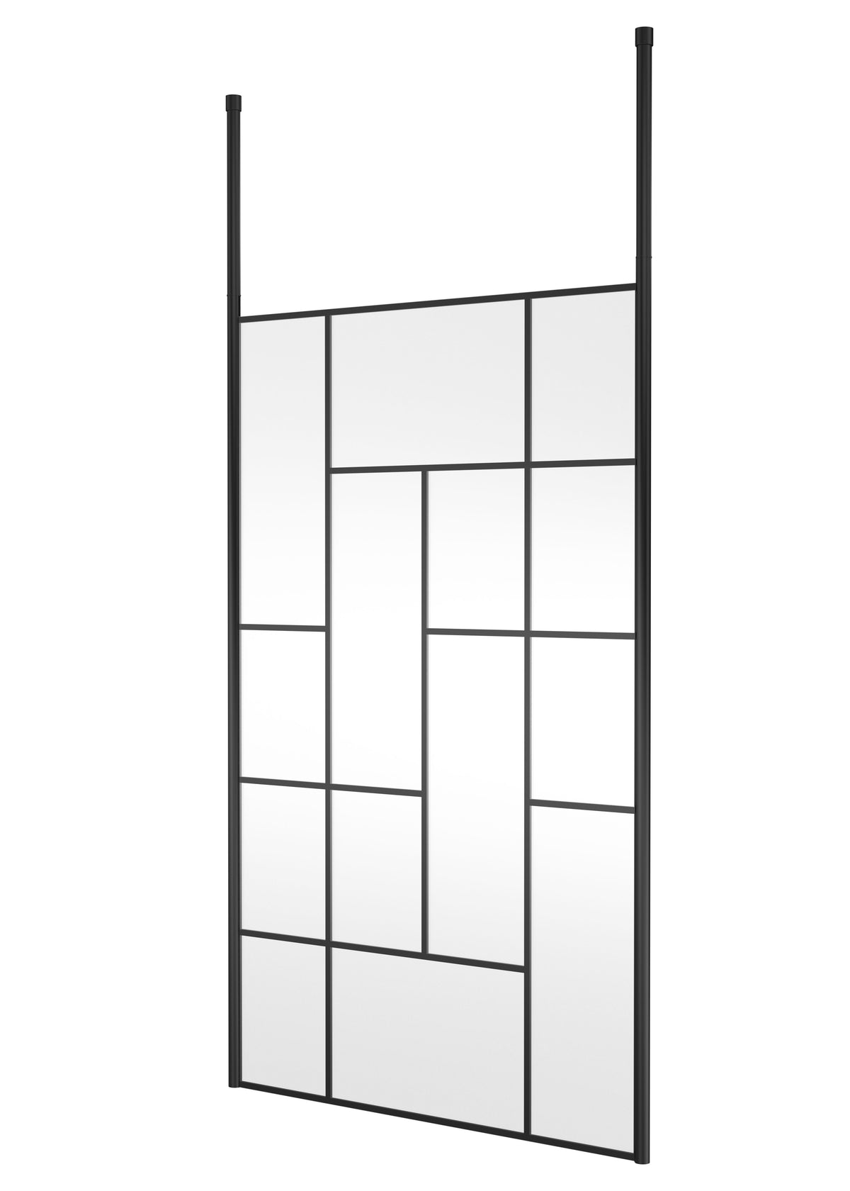 Hudson Reed 1200mm Abstract Frame Wetroom Screen With Ceiling Posts
