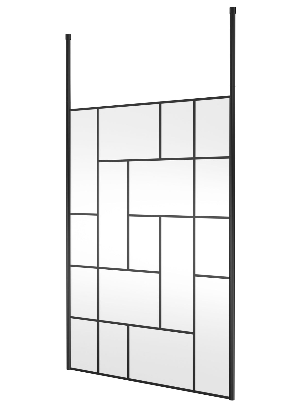 Hudson Reed 1450mm Abstract Frame Wetroom Screen With Ceiling Posts