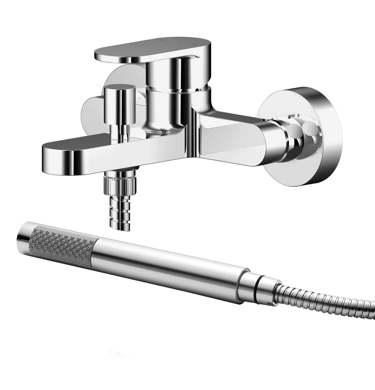 Nuie Binsey Wall Mounted Bath Shower Mixer With Kit
