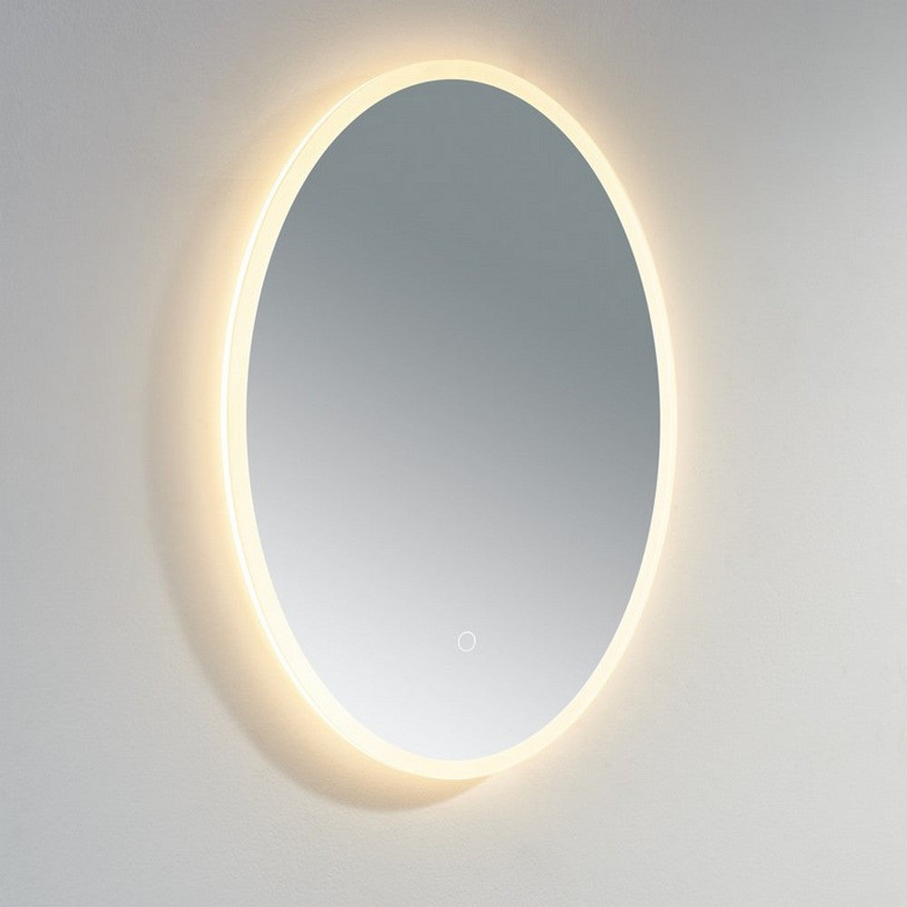 Burleigh 700x500mm Oval with White Acrylic Edge - BUO7050W - BUO7050W 5