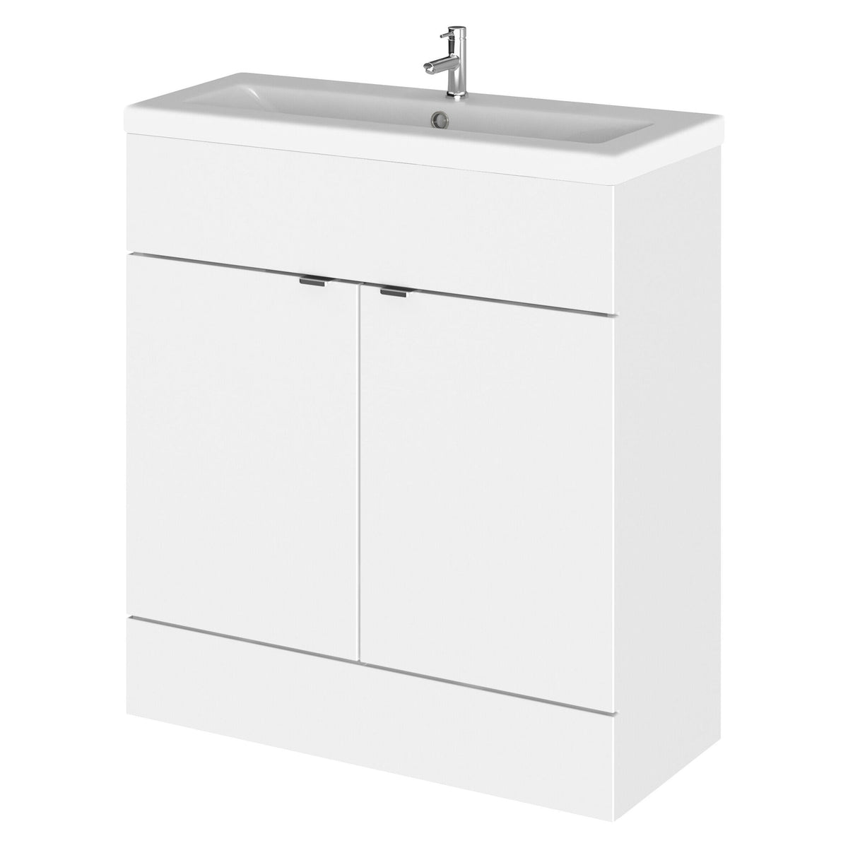 Hudson Reed Fusion 800mm 2 Door Floor Standing Vanity Unit With Basin