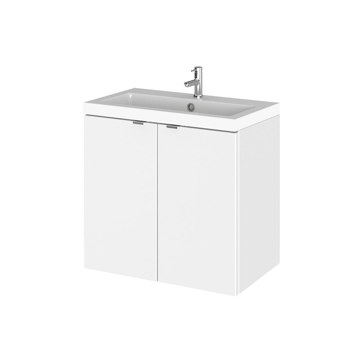 Hudson Reed Fusion 600mm 2 Door Wall Hung Vanity Unit With Basin