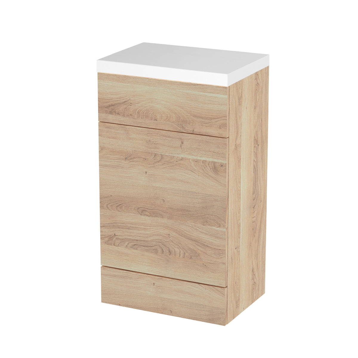 Hudson Reed Fusion 500mm Floor Standing WC Unit with Polymarble Worktop
