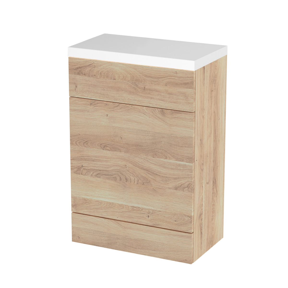 Hudson Reed Fusion 600mm Floor Standing WC Unit with Polymarble Worktop